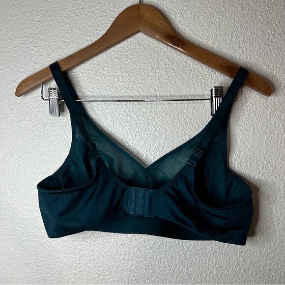 Wacoal Elevated Allure Wire Free Wireless Full Figure Bra in Dark Teal 40B - Picture 6 of 8